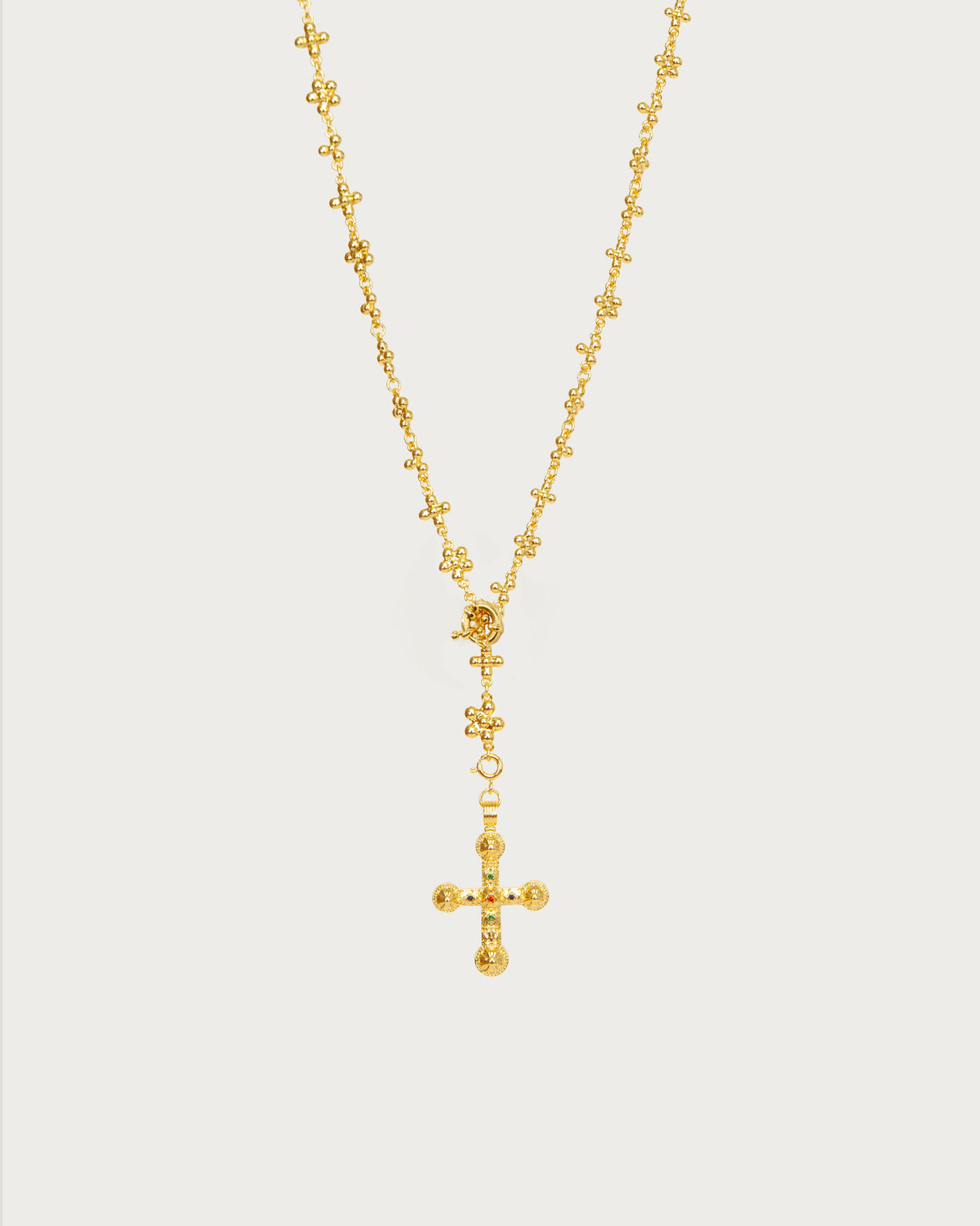 Daisy Molecule Chain in Silver